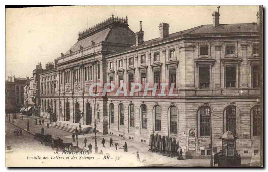 Bordeaux — Faculté des Lettres et des Sciences — BR-52