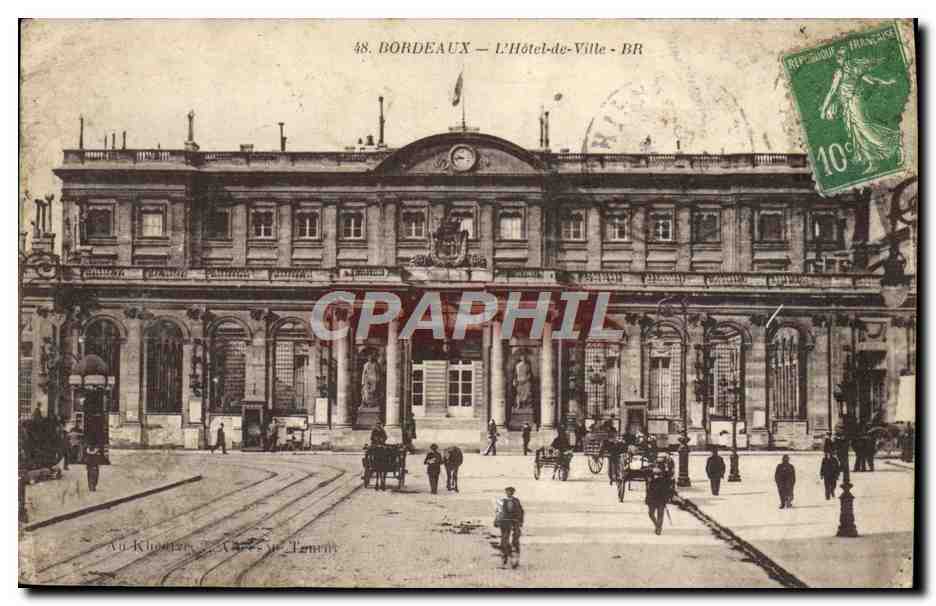 CPA Bordeaux L'Hotel De Ville