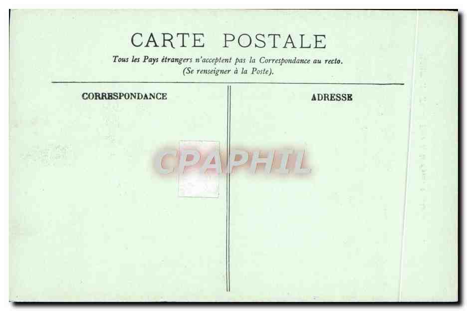 CPA Bordeaux Tour De La Grosse Cloche Au Magot — Verso