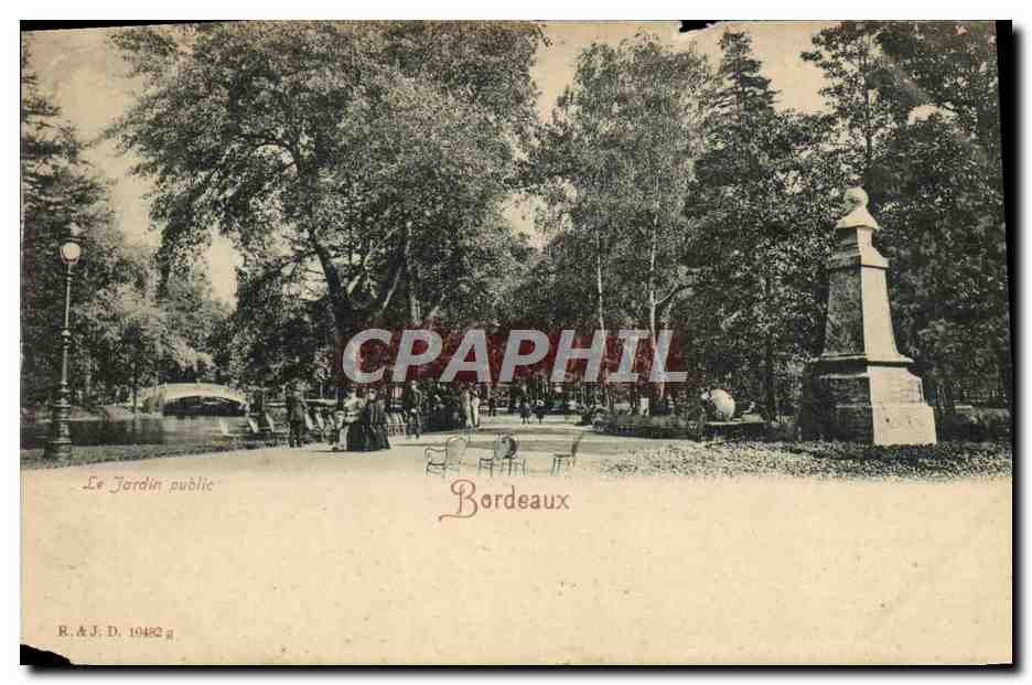 CPA Bordeaux Le Jardin public