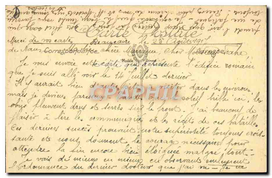 NÎMES — Le Pont du Gard — Édit. Thibaut 'Eclair' n°97 — Reverso