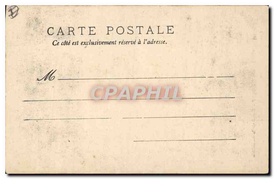 CPA Pont Saint Esprit Portail De La Cathedrale — Rückseite