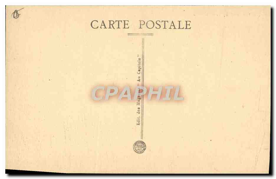 CPA Toulouse Eglise St Etienne — Verso