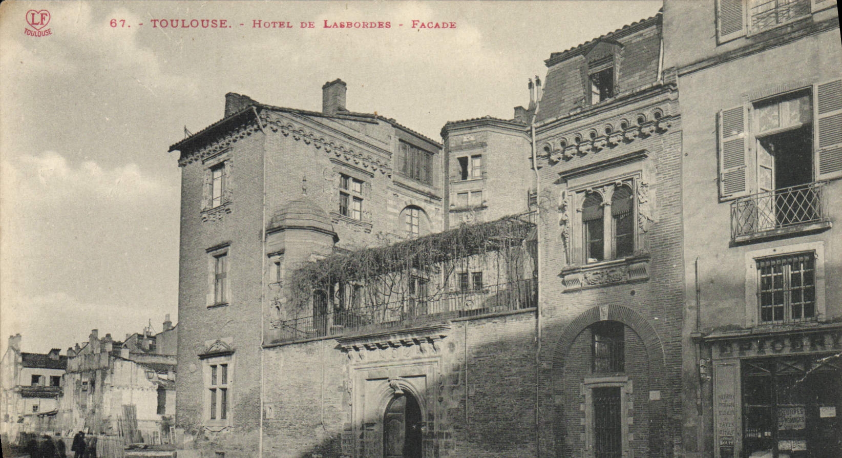 CPA Toulouse Hotel De Lasbordes Facade