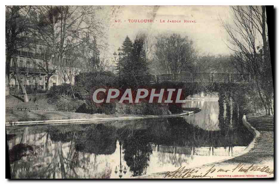 Toulouse - Der Königliche Garten — Phototypie Labruyère Frères Toulouse, n°40