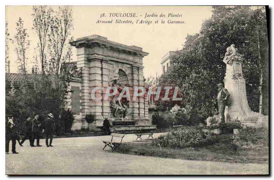 CPA Toulouse Jardin Des Plantes Armand Silvestre L'Ariege et la Garonne