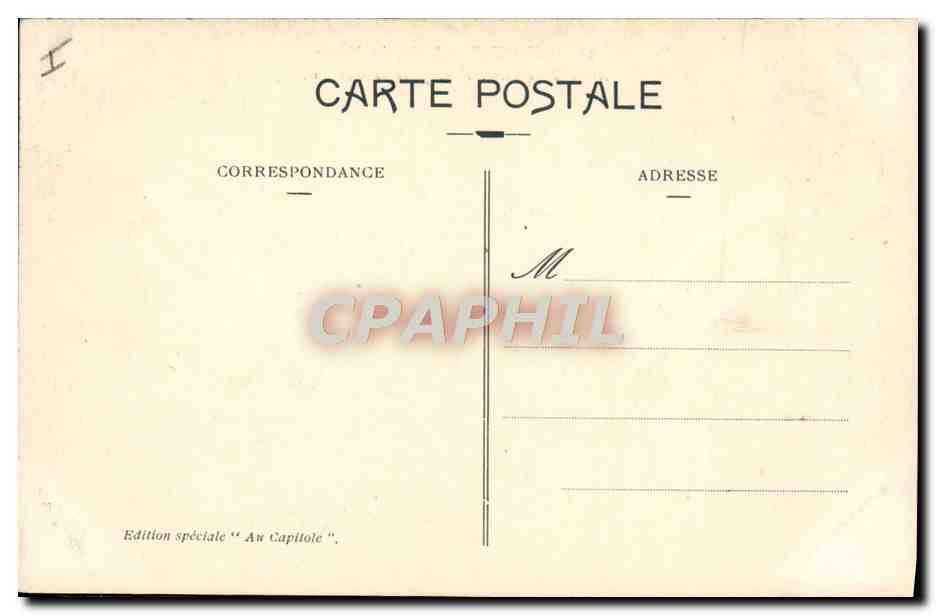 CPA Toulouse Jardin Des Plantes Armand Silvestre L'Ariege et la Garonne — Verso