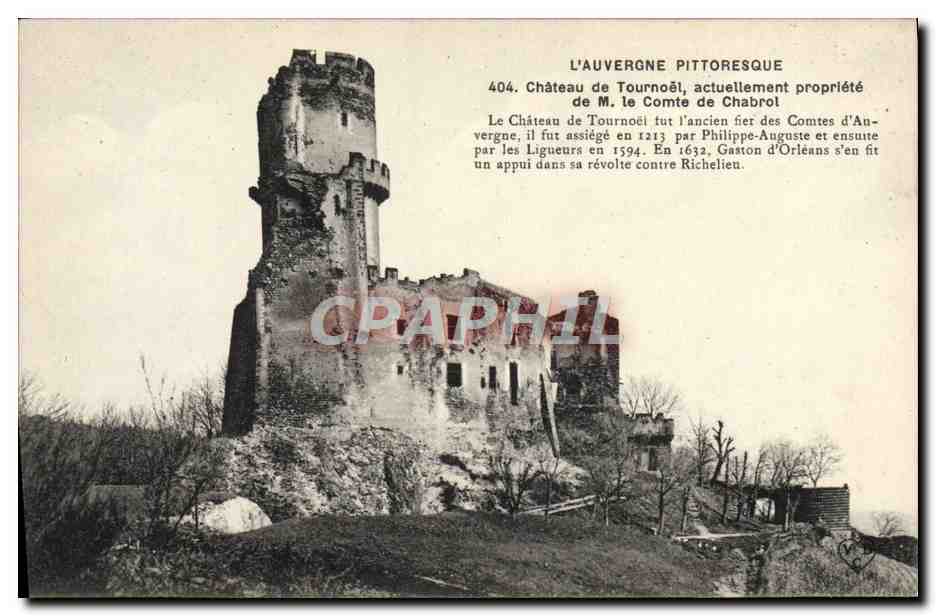 Château de Tournœil — Auvergne pittoresque — éditeur non identifié, n° 404