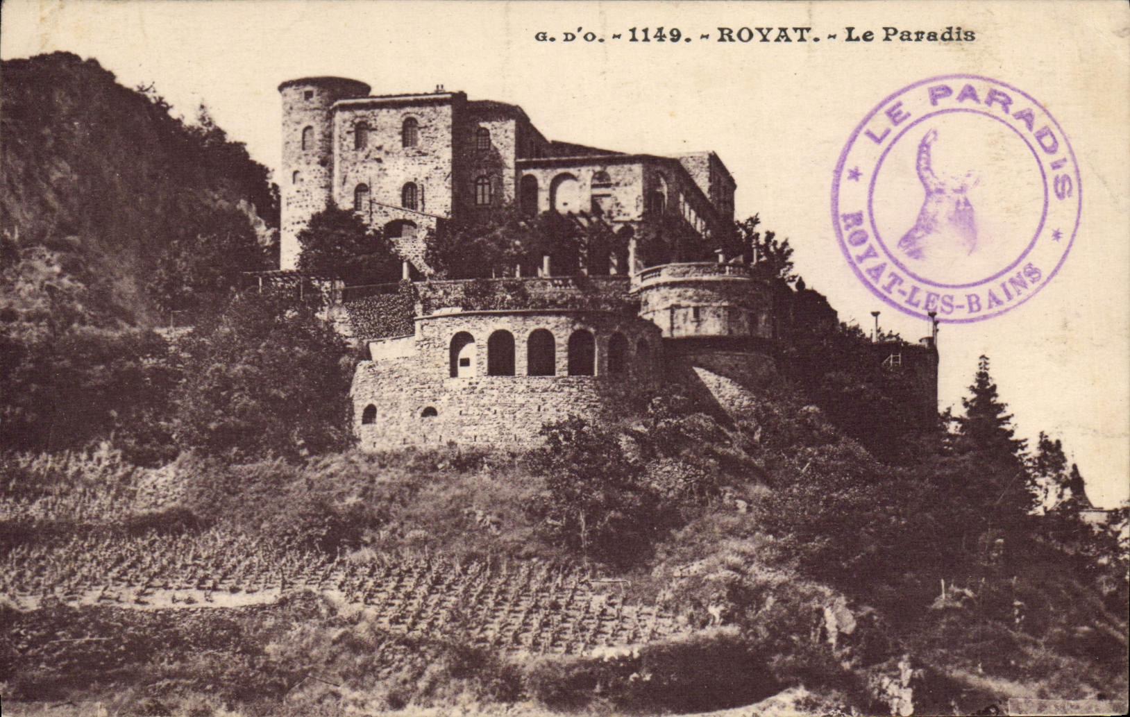 CPA Royat Le Paradis