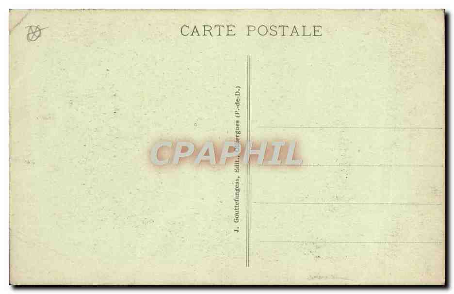 CPA Royat Le Paradis — Verso
