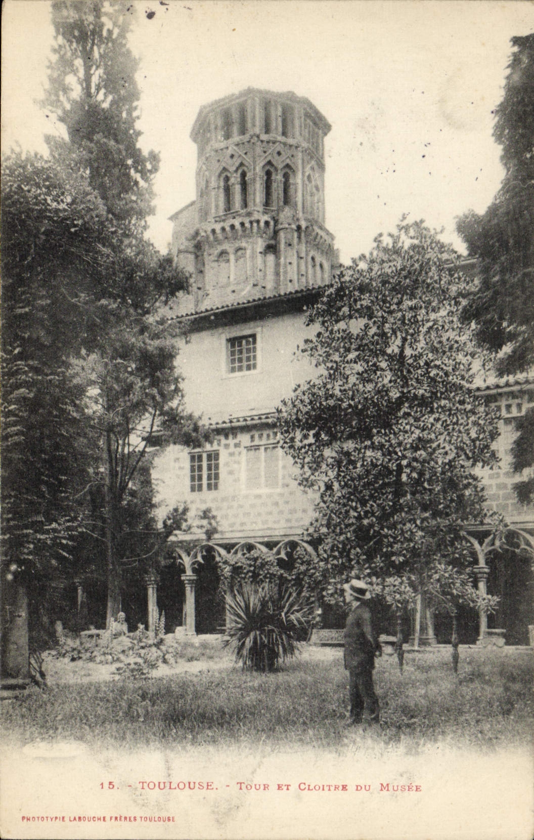 Toulouse - Tour et Cloître du Musée — Phototypie Larouche Frères Toulouse