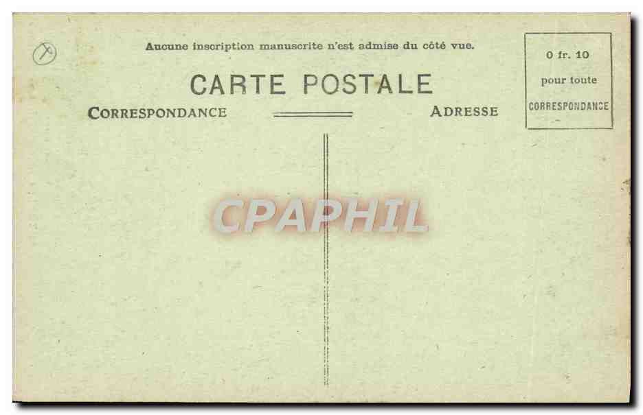 CPA Toulouse Portail De La Dalbade — Rückseite