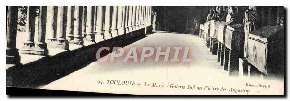 Toulouse — Das Museum — Südgalerie des Cloisters der Augustiner — Bayardi-Ausgabe, Nr. 94