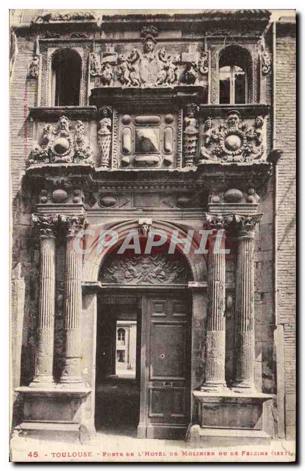 Toulouse - Porte de l'Hôtel de Molinier ou de Frizins (1887)