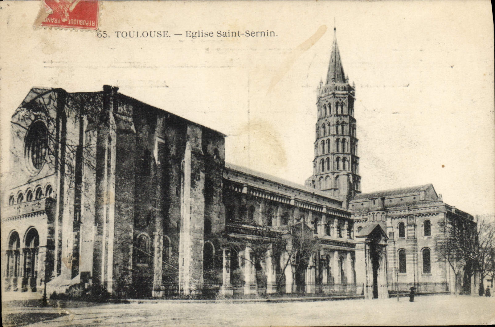 Toulouse — Kirche Saint-Sernin — Phototypie d'Art et d'Industrie du Sud-Ouest, n°65