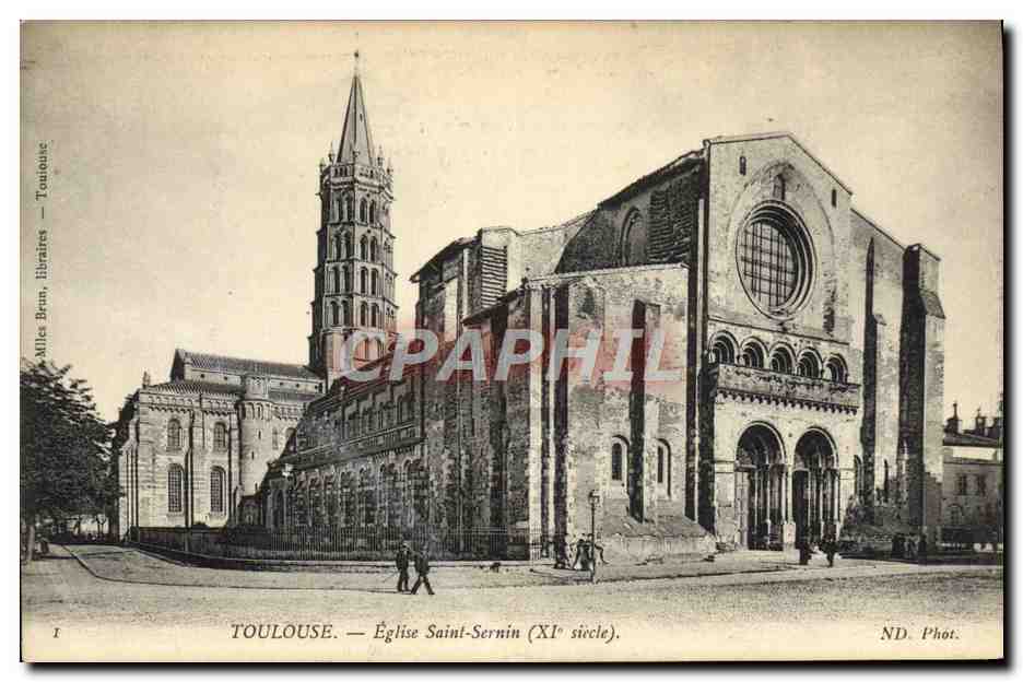 CPA Toulouse Eglise Saint Sernin