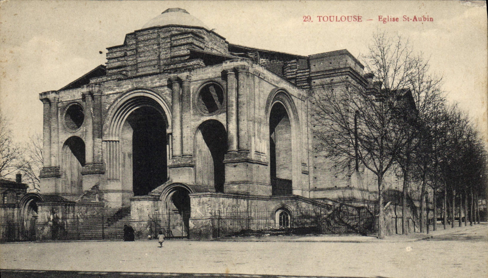 CPA Toulouse Eglise Saint Aubin
