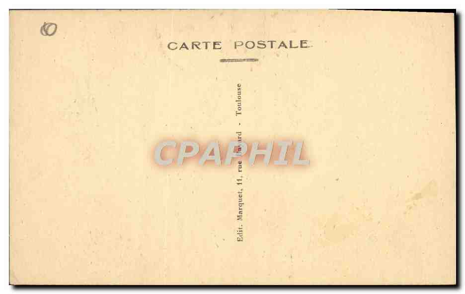 Toulouse — Hôtel de Pierre (XVIe siècle) — Éditeur Marquet, rue Taurard — Verso