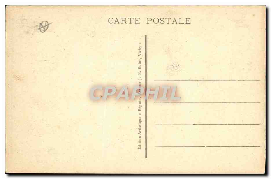 CPA Le Viaduc de Fades Une des Grands Piles — Verso