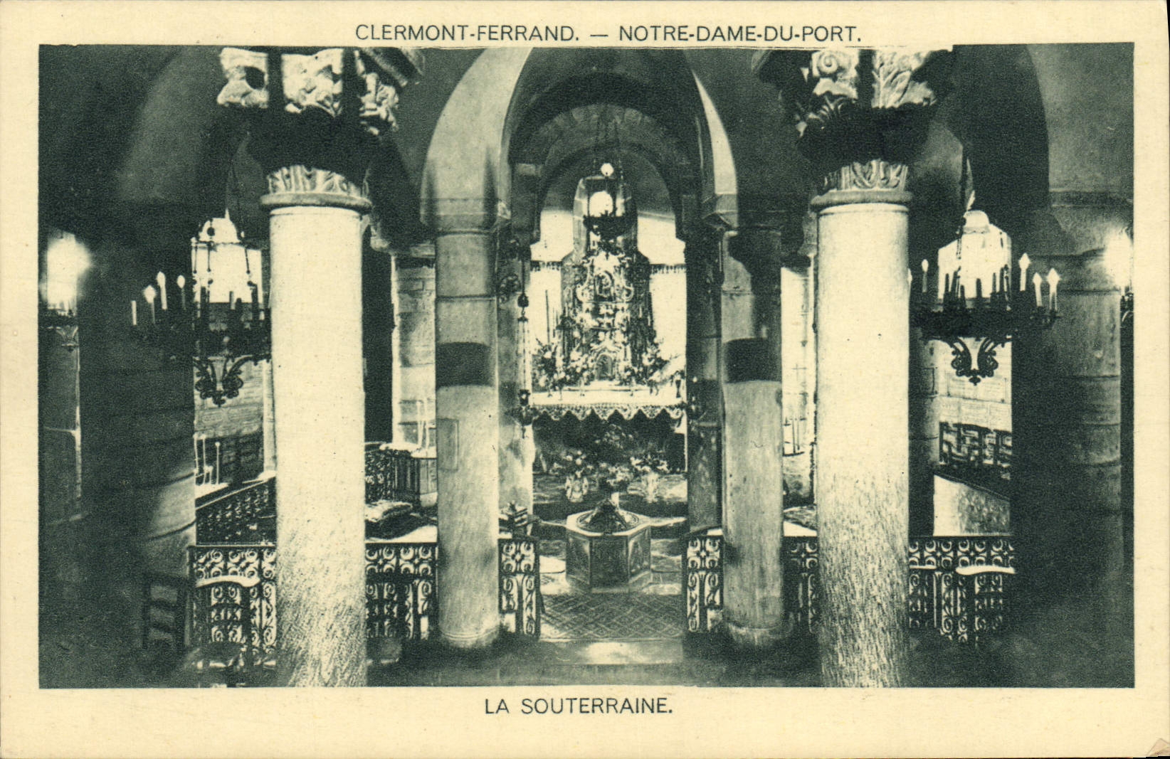 CPA Clermont Ferrand Notre Dame Du Port La souterraine