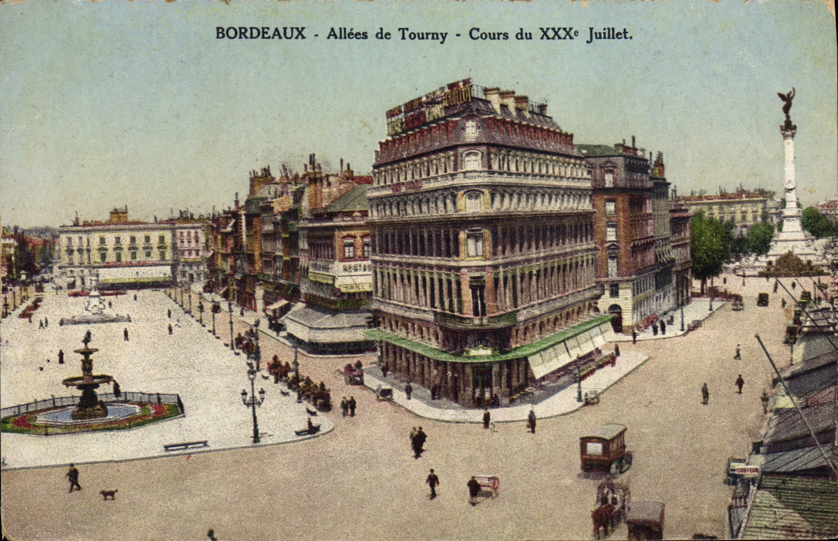 Bordeaux - Allées de Tourny - Cours du XXXe Juillet.