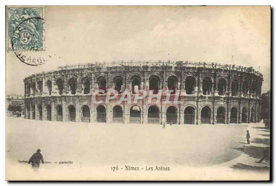 Nîmes - Les Arènes — Phototypie L. Cour - siarscelle, n° 176