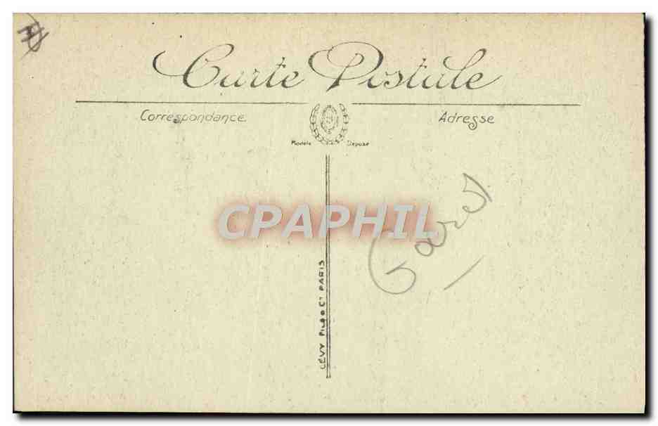 CPA Beaucaire L'Hotel De Ville — Rückseite