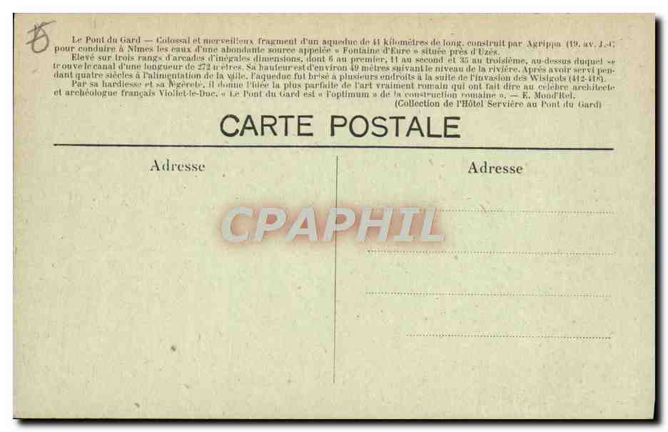 La vallée inférieure du Gardon et son point terminus qui est le Pont du Gard — Éditeur non visible — Reverso