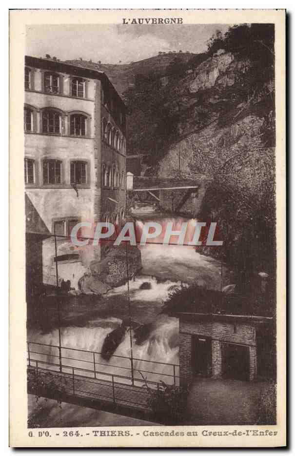 Thiers — Wasserfälle am Creux-de-l'Enfer — G. D'O. — 264