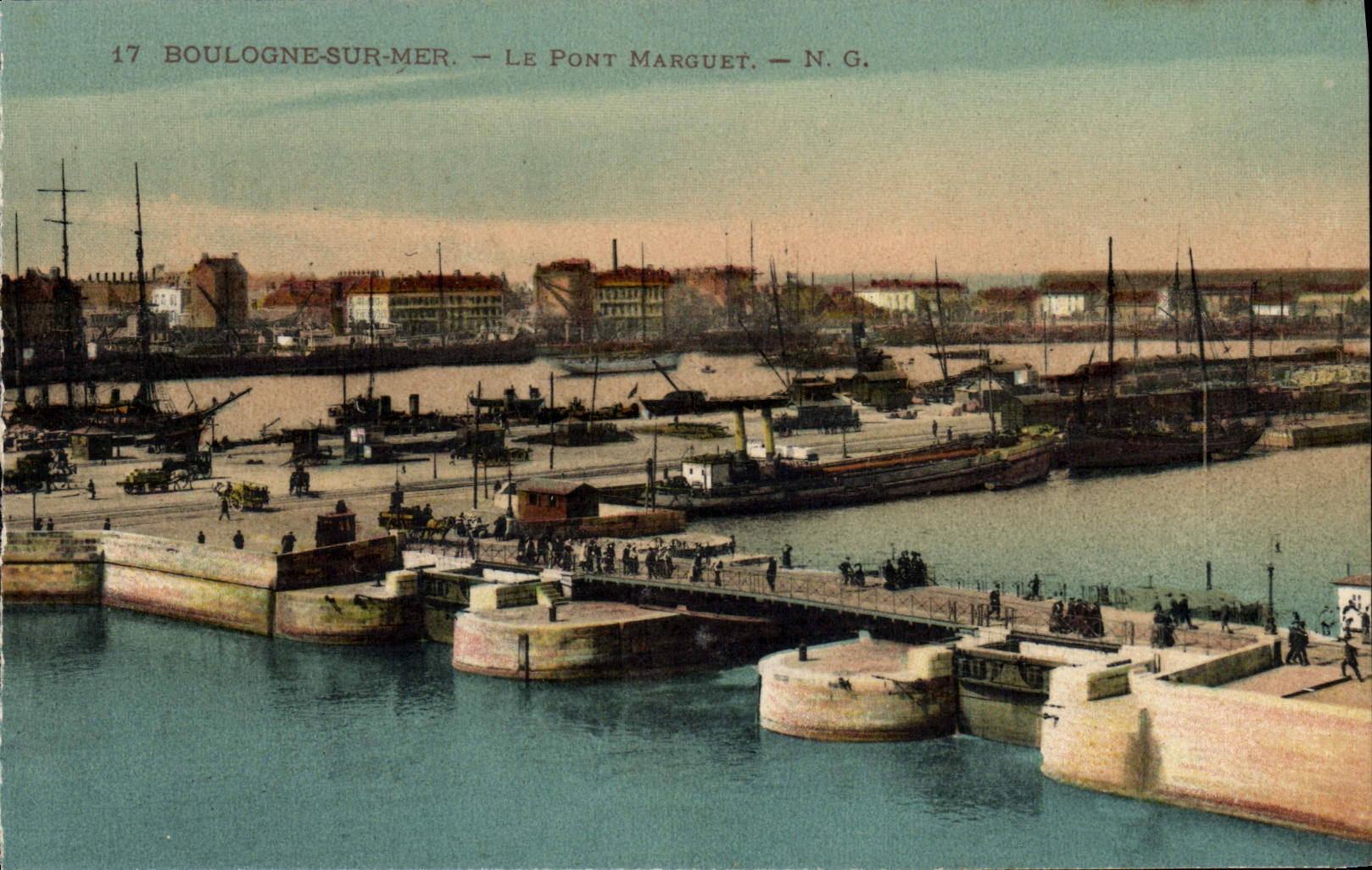 Boulogne-sur-Mer — Le Pont Marguet — N.G.