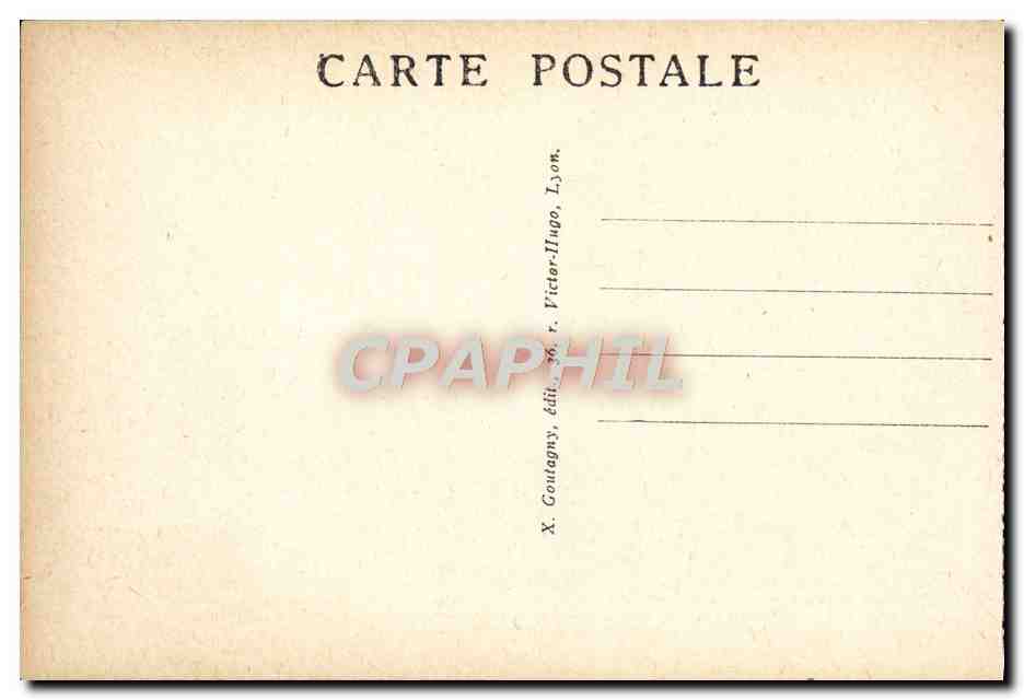CPA Lyon Pont De Universite Et Les Facultes — Verso