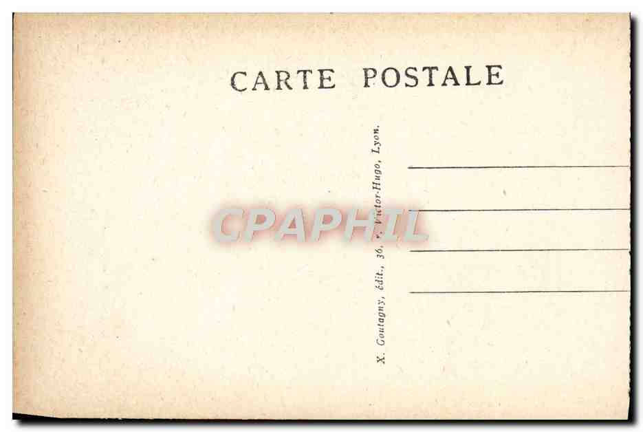 LYON — Parc de la Tête-d'Or, le coin aux cygnes — X. Goutagny, édit., 36, Victor-Hugo, Lyon. — Verso