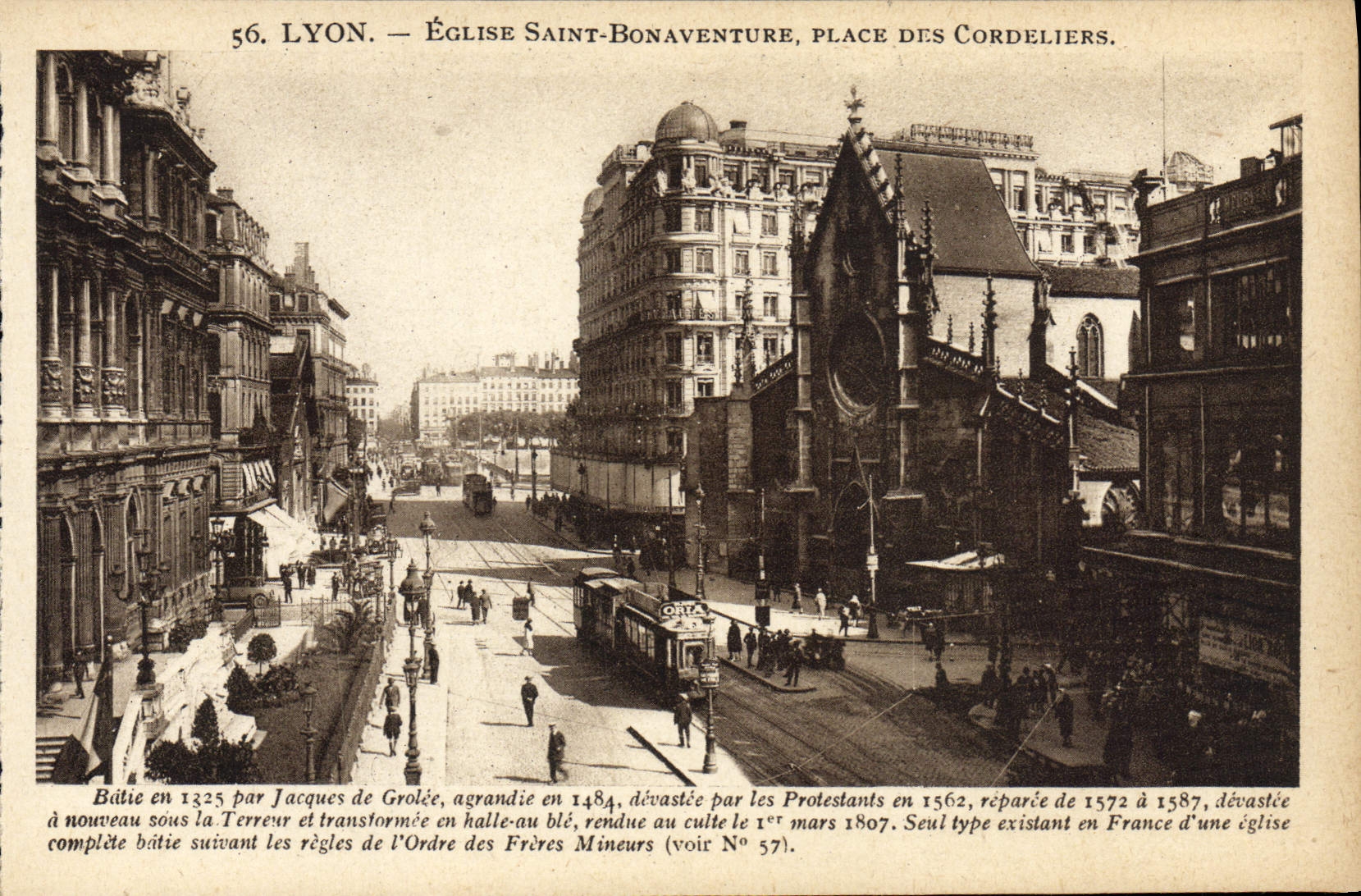 Lyon — Kirche Saint-Bonaventure, Place des Cordeliers — X. Coutagny, Victor-Hugo, Lyon