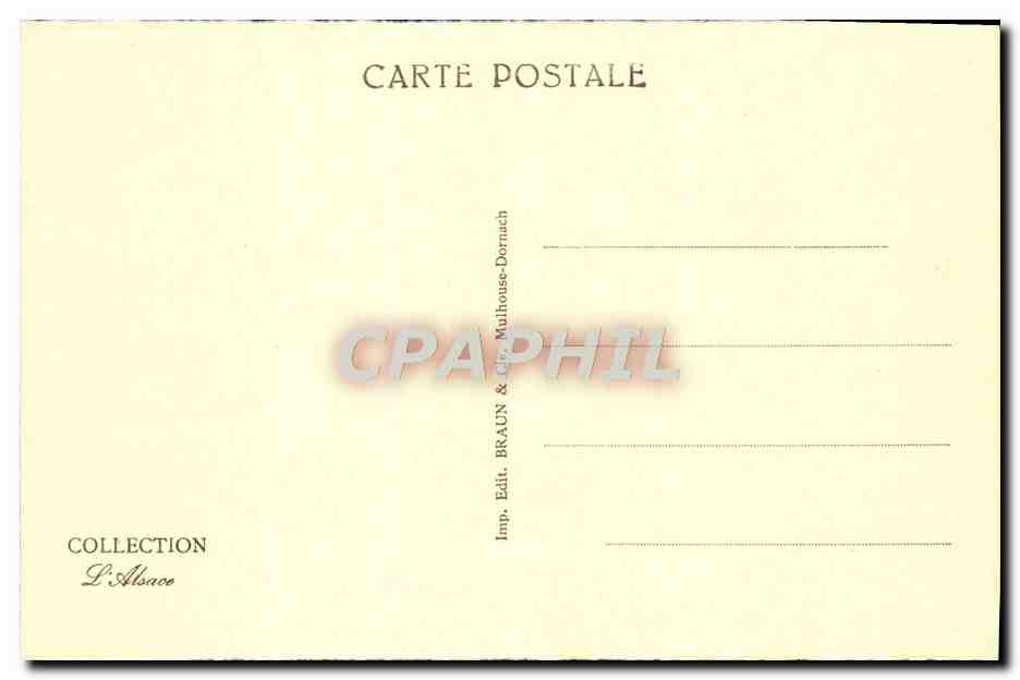 Le Hohneck — Vue de la route des Crêtes venant de la Schlucht — Collection Braun & Mulhouse-Dornach — Reverso