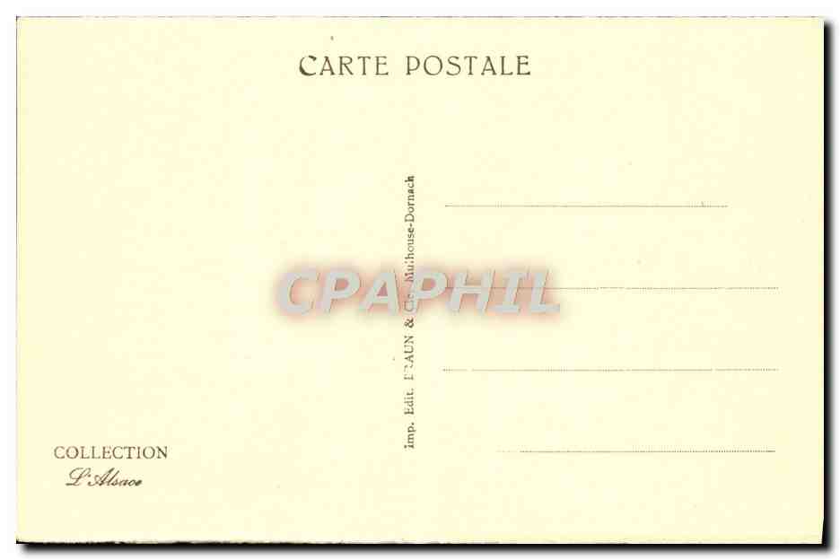 CPA Les Hautes Chaumes Gazon Martin  — Rückseite