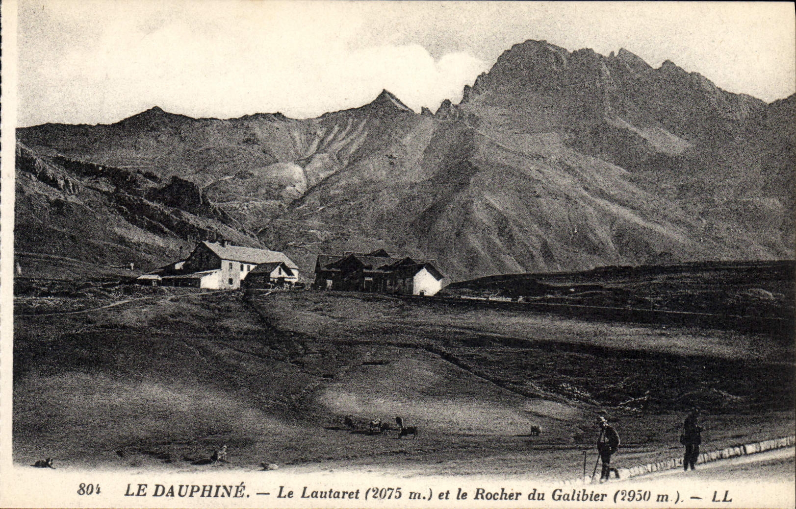 Dauphiné — Lautaret (2075 m.) and Rocher du Galibier (2950 m.) — LL