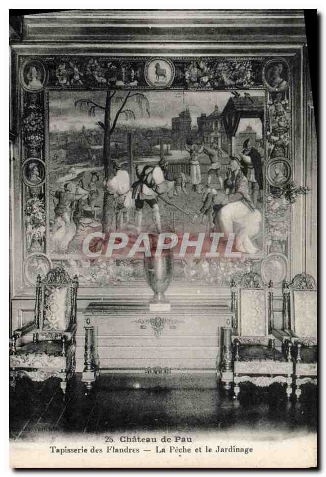 Château de Pau — Tapisserie des Flandres — La Pêche et le Jardinage — n°25