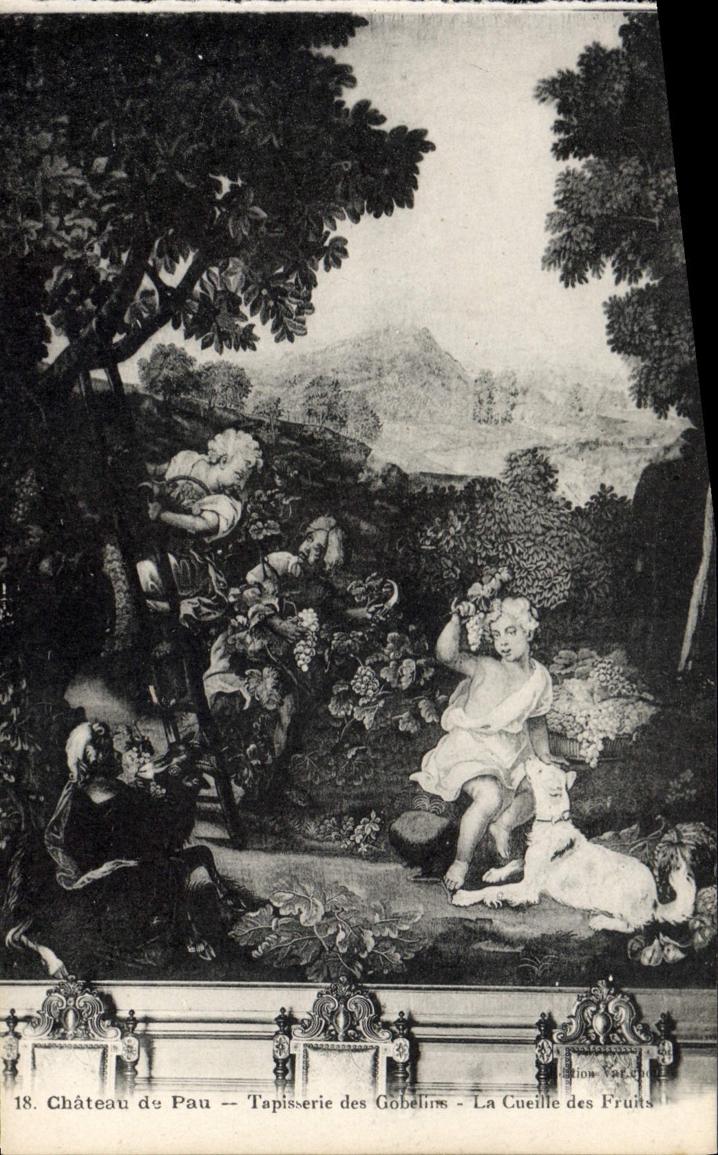 Schloss Pau — Gobelins-Wandteppich — Die Fruchternte — Edition Valchérie