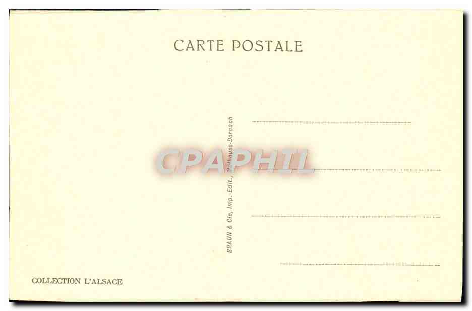CPA Chateau Du Haut Koenigsbourg Vu Vol d'Oiseau — Verso