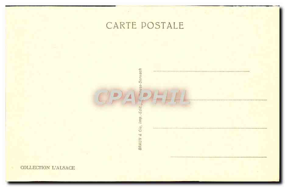 CPA Metzeral Le Fischboedle — Verso
