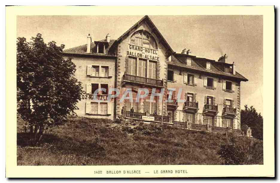 CPA Ballon D'Alsace Le Grand Hotel
