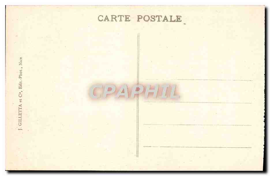 CPA Viaduc Du Pont du Loup Entree des gorges — Rückseite