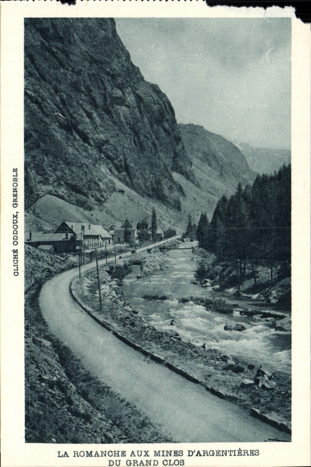 La Romanche aux mines d'Argentières du Grand Clos — Grenoble, cliché Oddoux