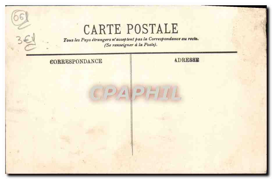 CPA Beaulieu Vue A Travers Les Oliviers — Rückseite