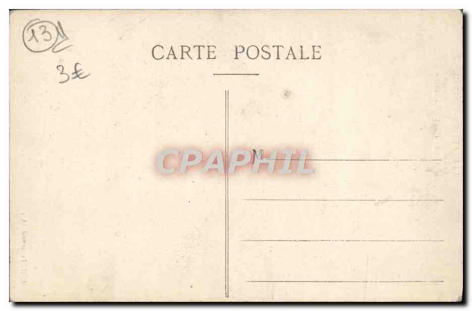 CPA Aix En Provence Portique De La Cathedrale Et La Porte Romane — Rückseite