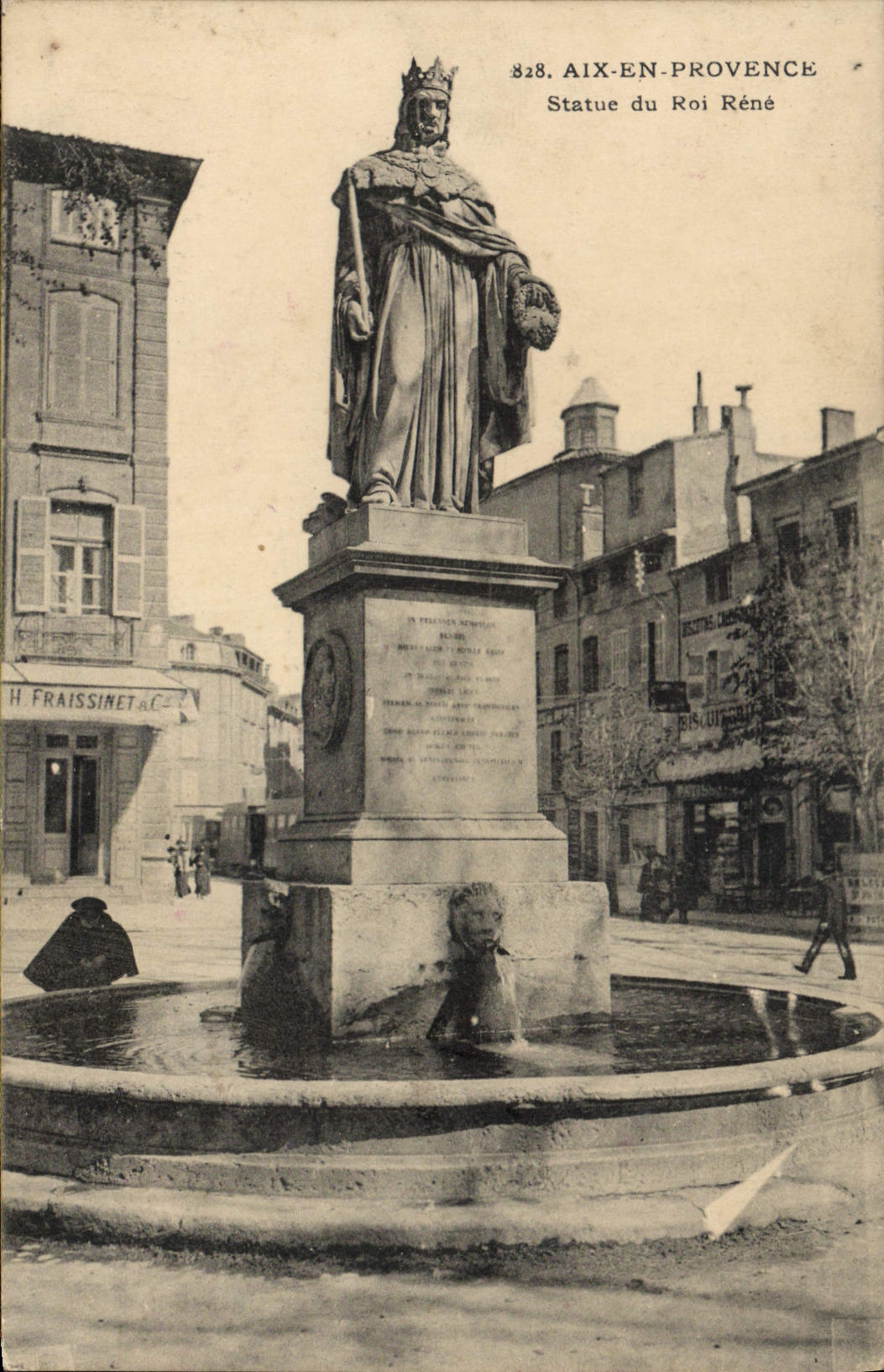 Aix-en-Provence — Statue du Roi René — H. Fraissinet & Cie