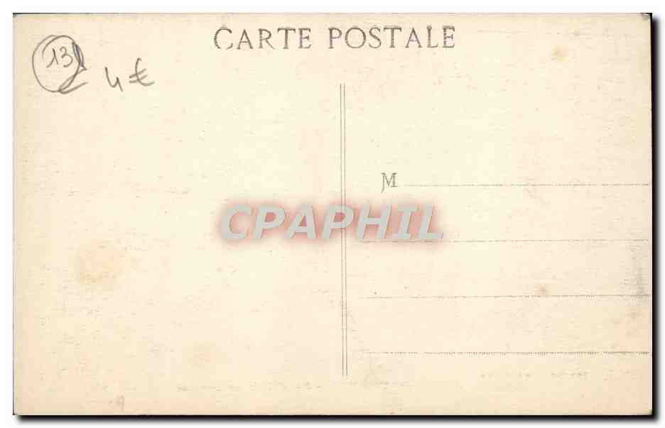CPA Aix En Provence Le Palais De Justice — Verso