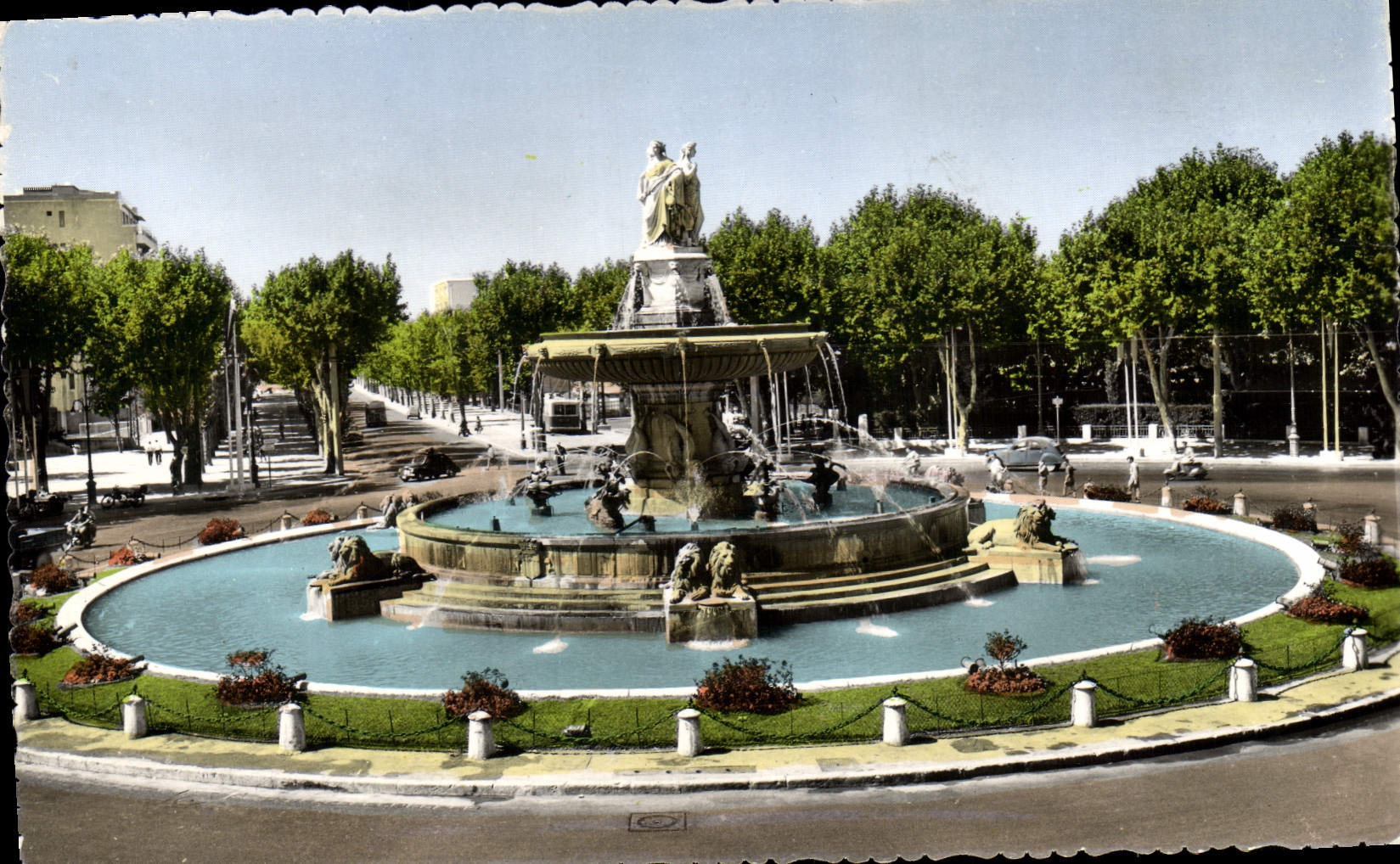La Grande Fontaine sur la Rotonde — Aix-en-Provence — Société Éditions de France
