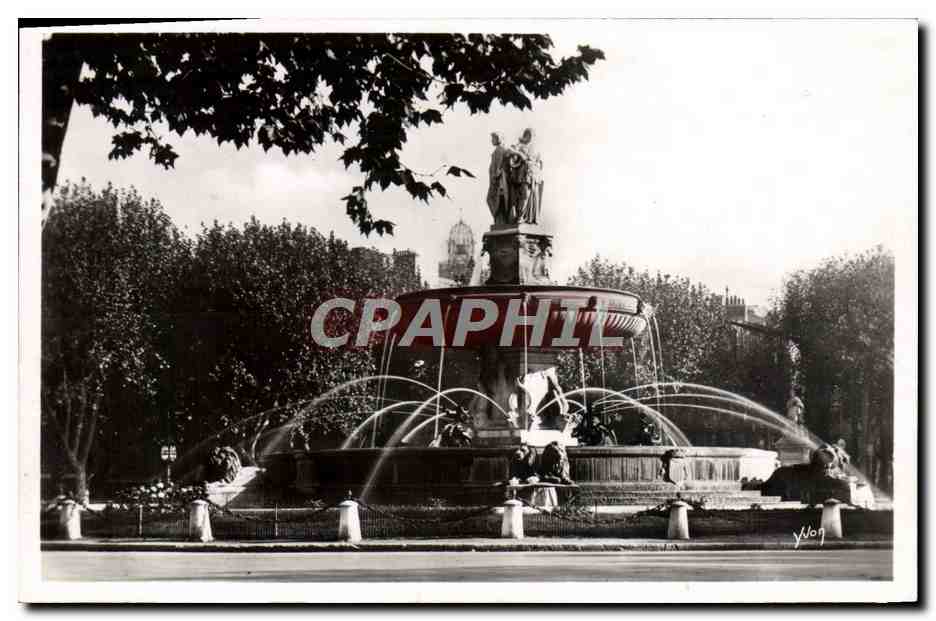 La Grande Fontaine — Aix-en-Provence — Éditions d'Art 'La Douce France'