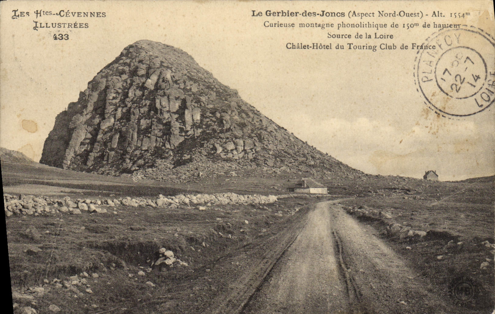 CPA Les Htes Cevennes Illustrees Le Gerbier Des Joncs Chalet Hotel du Touring Club de France 